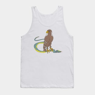 Falcon and snake Tank Top